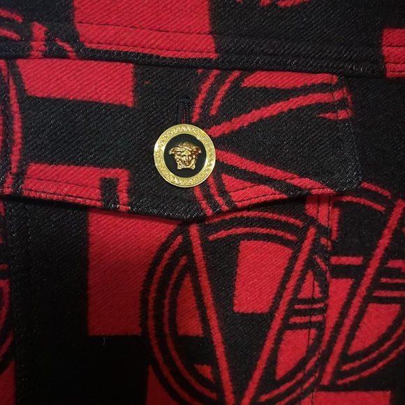 Men’s wool Versace coat - Picture 3 of 5